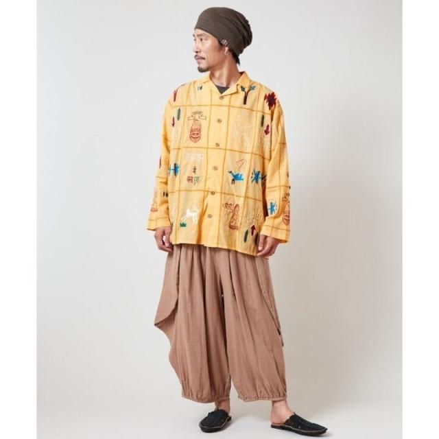 チャイハネ（CAYHANE）/【チャイハネ】ラジャラン刺繍メンズシャツ_6
