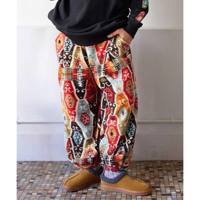 チャイハネ（CAYHANE）/【チャイハネ】Amina×grn パタフリメンズフリースパンツ