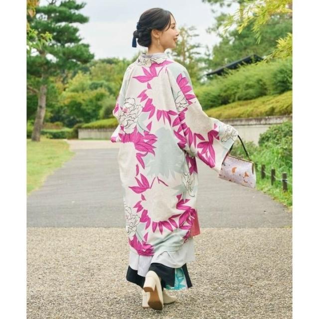 カヤ（kaya）/【カヤ】花の衣リバーシブル羽織