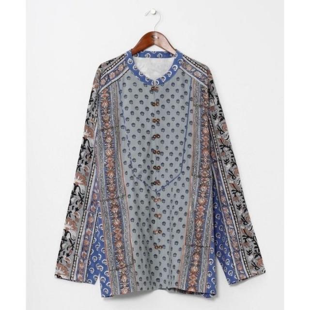 チャイハネ（CAYHANE）/【チャイハネ】カリシュマメンズバンドカラーシャツ