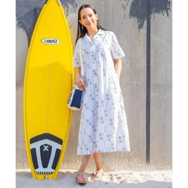 カヒコ（Kahiko）/【カヒコ】アイナロアシャツワンピース【SURF&Palms】