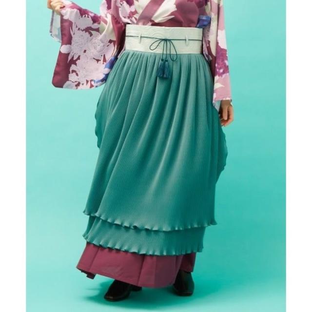 カヤ（kaya）/【カヤ】襞寄せ前掛けスカート