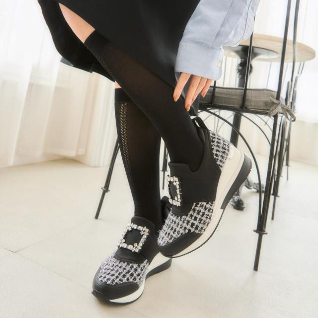 ノイエマルシェ/ビジュースリッポンスニーカー/NM22515の通販は 8,193円