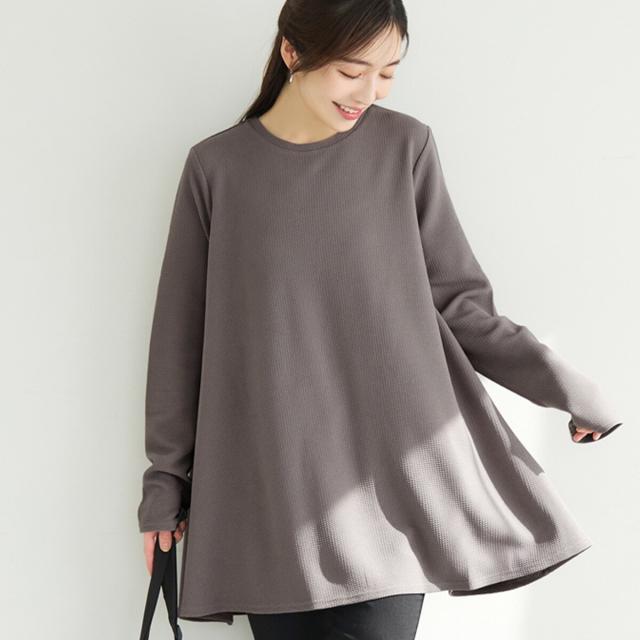 コカ（coca）/エンボス長袖Aラインチュニック 全5色の通販はau PAY