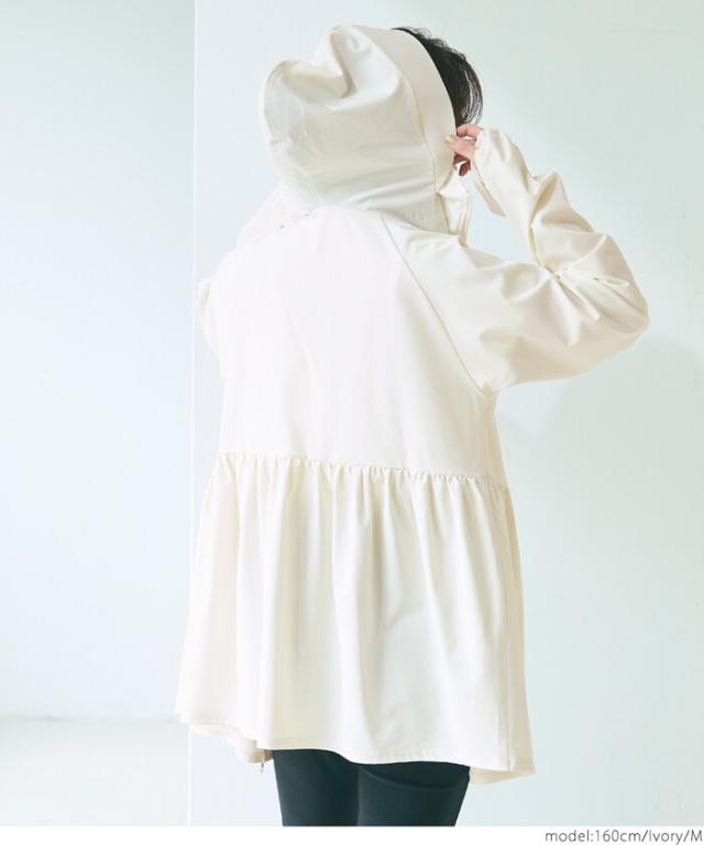 coca コカ UVカットギャザーパーカー アイボリー Lサイズ cocaコカ UVカットギャザーパーカー Ivory サイズ L｜Yahoo