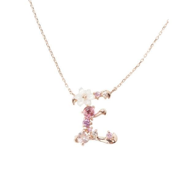 サマンサティアラ/フラワーレターズイニシャルネックレス大の通販は 50,600円