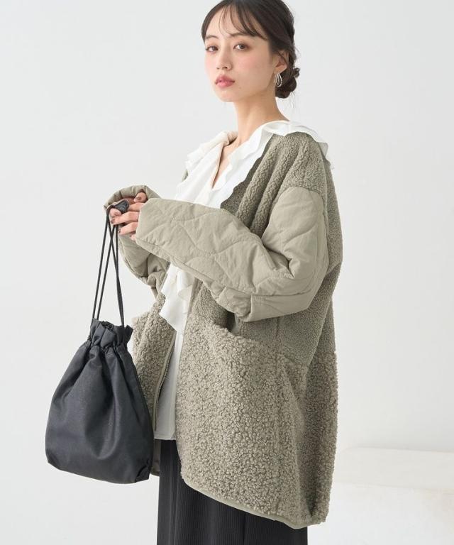 アースミュージック＆エコロジー（earth music&ecology）/ボアキルトミドルコート