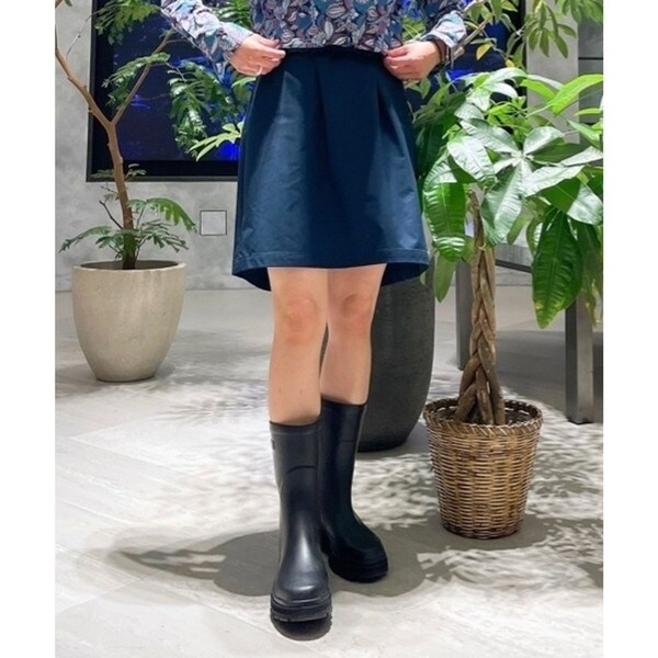 エーグル（AIGLE）/チャンキーヒール ミッドレインラバーブーツ_5