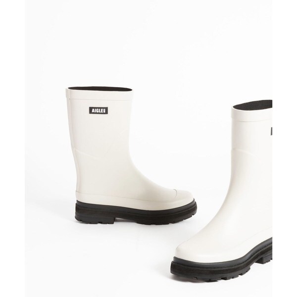 エーグル（AIGLE）/チャンキーヒール ミッドレインラバーブーツ_10