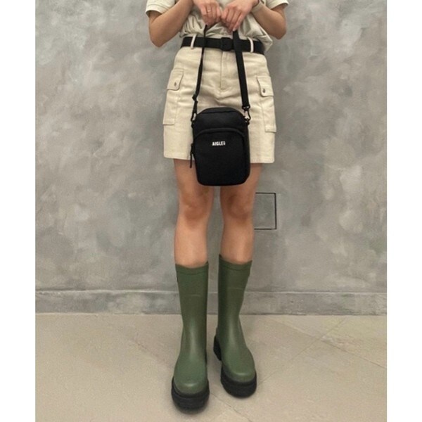 エーグル（AIGLE）/チャンキーヒール ミッドレインラバーブーツ_13