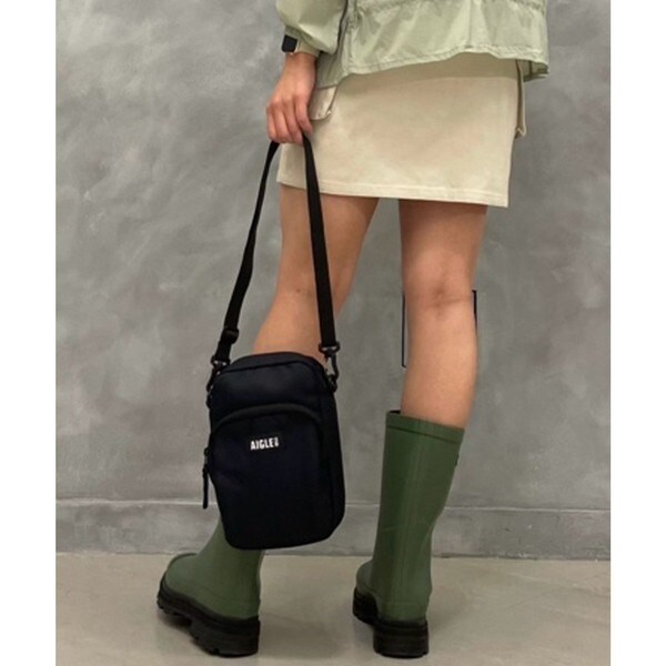 エーグル（AIGLE）/チャンキーヒール ミッドレインラバーブーツ_16