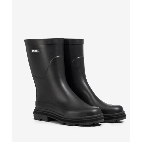 エーグル（AIGLE）/チャンキーヒール ミッドレインラバーブーツ_18