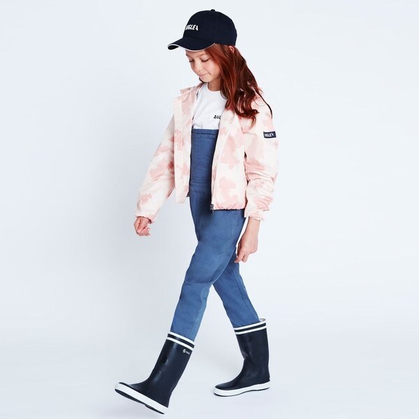 エーグル（AIGLE）/AIGLE 撥水 プリントフーデッドジャケット_2