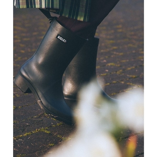 エーグル（AIGLE）/防水 撥水 ミリカ ボッティロン ヒール付き ラバーブーツ