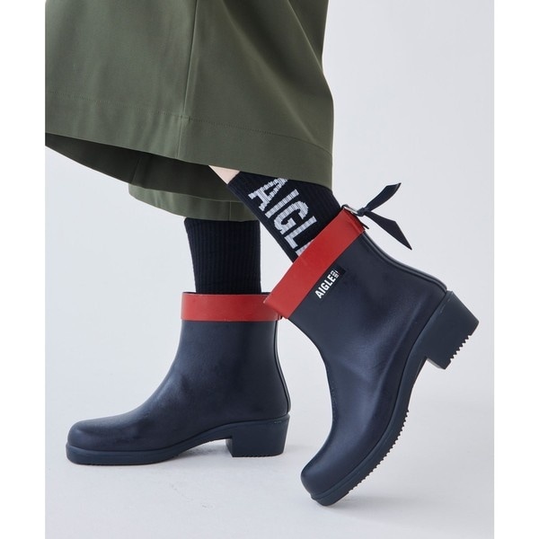エーグル（AIGLE）/防水 撥水 ミリカ ボッティロン ヒール付き ラバーブーツ_1