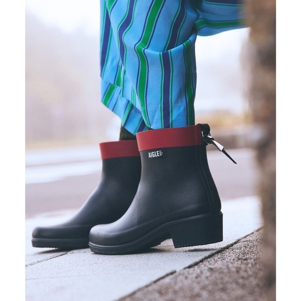 エーグル（AIGLE）/防水 撥水 ミリカ ボッティロン ヒール付き ラバーブーツ_4