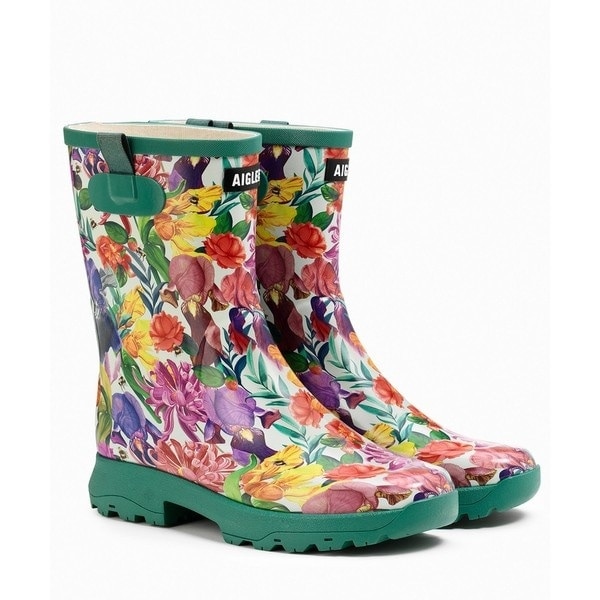 エーグル（AIGLE）/アリア プリント ラバーブーツ