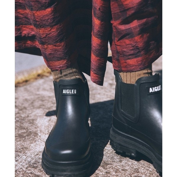 エーグル（AIGLE）/厚底 防水 ソフトレイン M2 ラバーブーツ / チェルシーブーツ