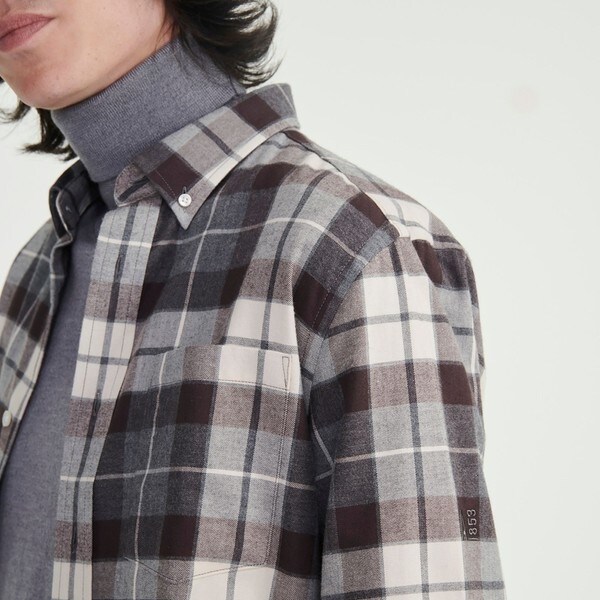 エーグル（AIGLE）/ボタンダウン 長袖チェックシャツ_6