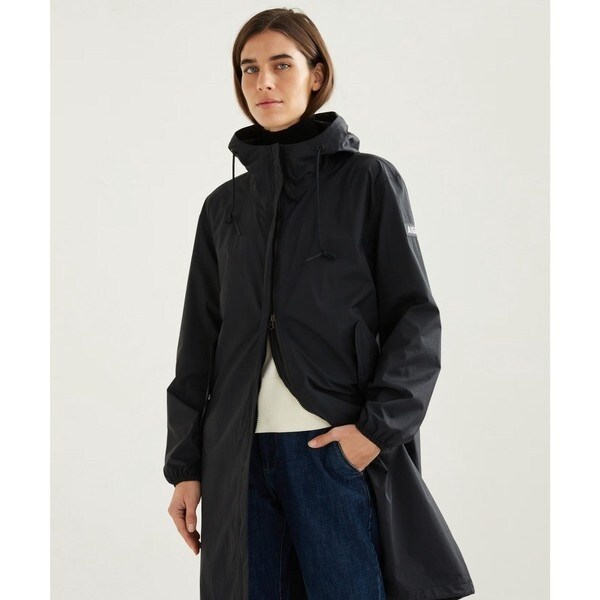 美品　Aigle エーグル　中綿ライナー付き　モッズコート　防寒　秋冬　36 大人気新品 モッズコート 中綿ライナー付き エーグル Aigle 美品