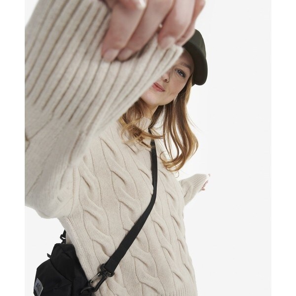 AIGLE / エーグル サステナブルウール ケーブルニット セーター セール】サステナブルウール ケーブルニット セーター（ニット
