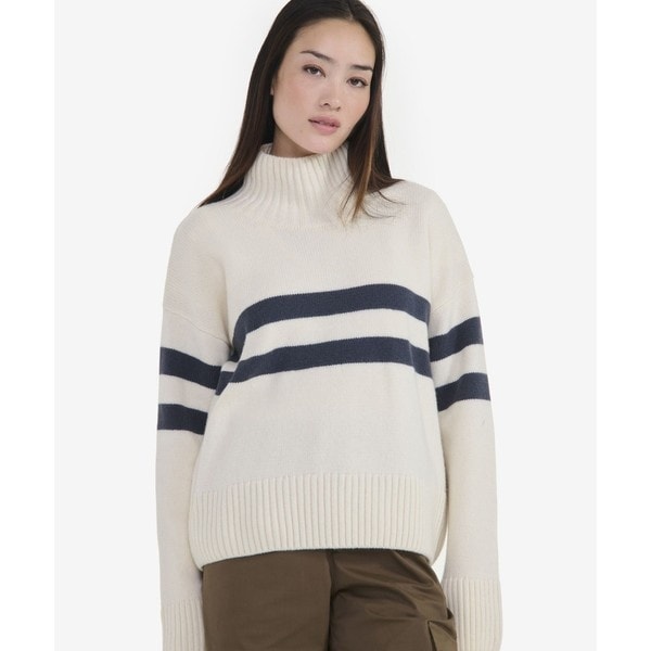 エーグル（AIGLE）/ウールクルーネックボーダーニットセーター / タートルネックの通販は