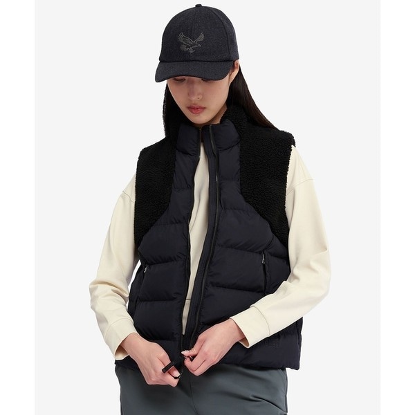 エーグル（AIGLE）/DUPONT SORONA中綿 シェルパフリース ボア切替え インサレーション ダブルジップダウンベ