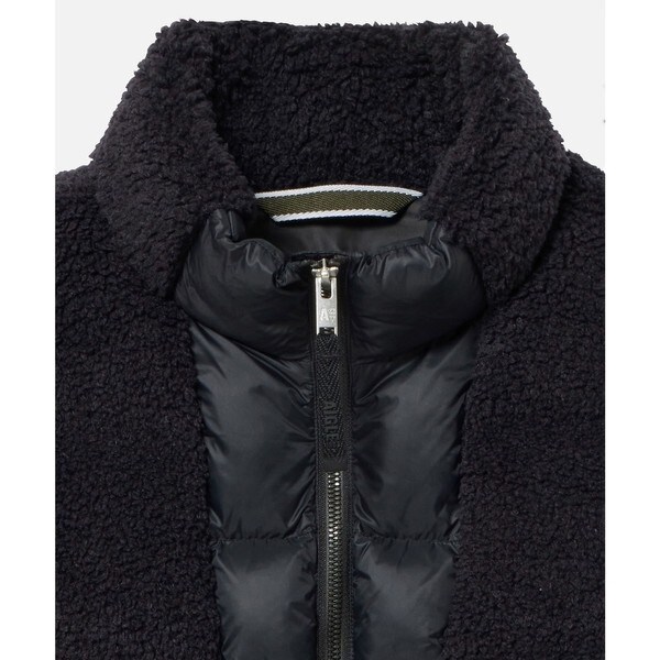 エーグル（AIGLE）/DUPONT SORONA中綿 シェルパフリース ボア切替え インサレーション ダブルジップダウンベ_9