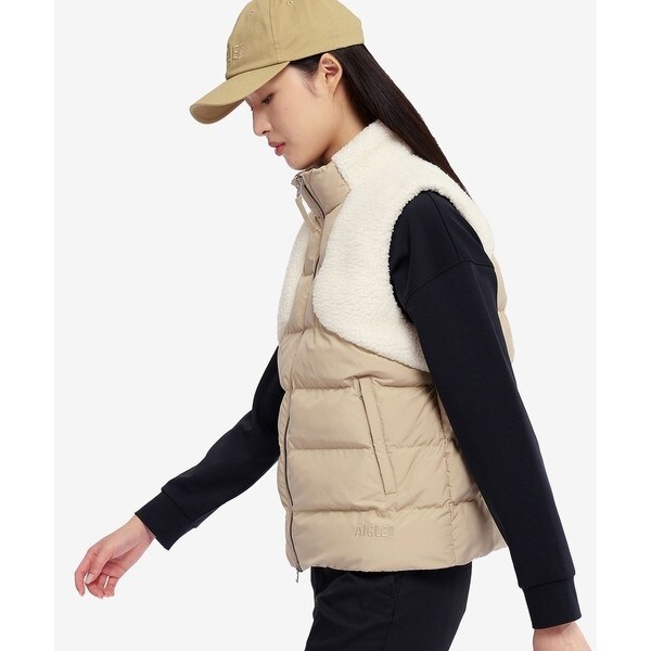 エーグル（AIGLE）/DUPONT SORONA中綿 シェルパフリース ボア切替え インサレーション ダブルジップダウンベ_18