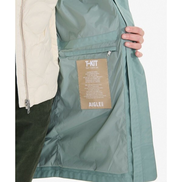 エーグル（AIGLE）/GORE−TEX ゴアテックス 透湿防水 防風 フィッシュテールフーデッドジャケット T−KIT対応_18