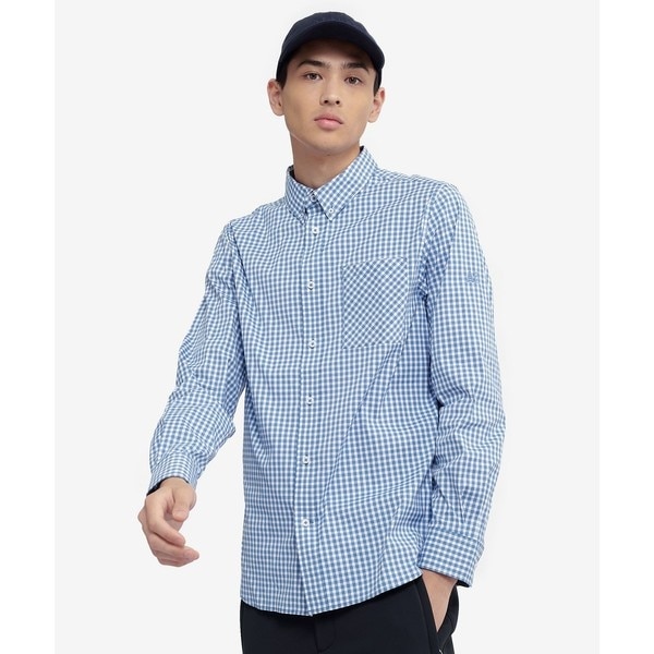 【NEW】エーグル（AIGLE）/吸水速乾 ギンガムチェック ボタンダウンシャツ