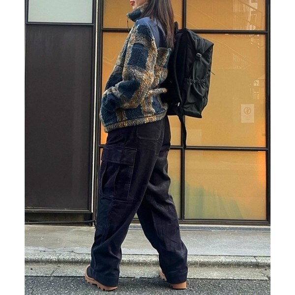 エーグル（AIGLE）/裾ドロストコード ハイネック ハーフジップ シェルパフリース / ボアブルゾンの通販は