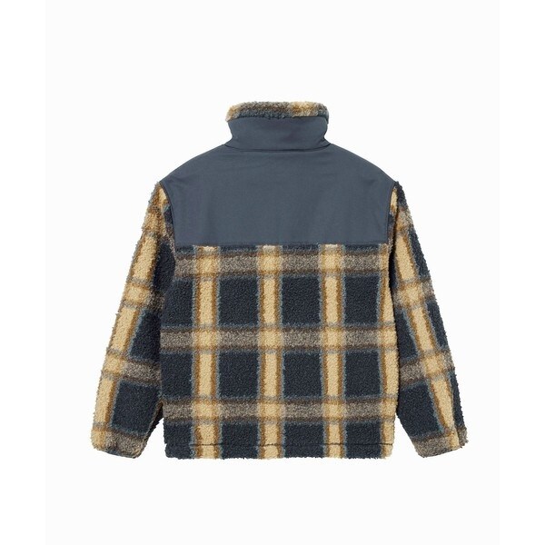 エーグル（AIGLE）/裾ドロストコード ハイネック ハーフジップ シェルパフリース / ボアブルゾンの通販は