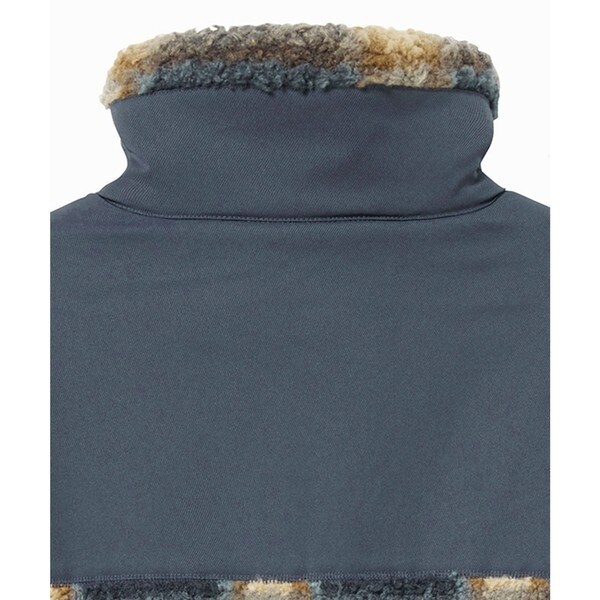 エーグル（AIGLE）/裾ドロストコード ハイネック ハーフジップ シェルパフリース / ボアブルゾンの通販は