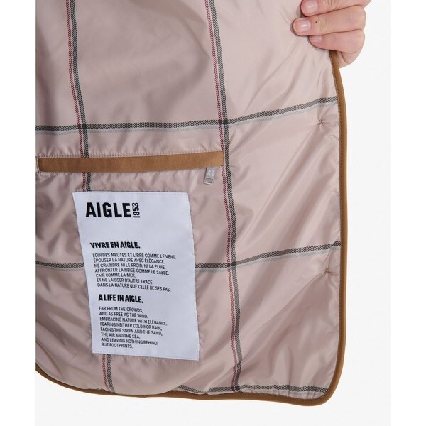 エーグル（AIGLE）/DUPONT SORONA中綿 透湿防水 撥水 防風 2WAY インサレーションキルティングジャケッ_6