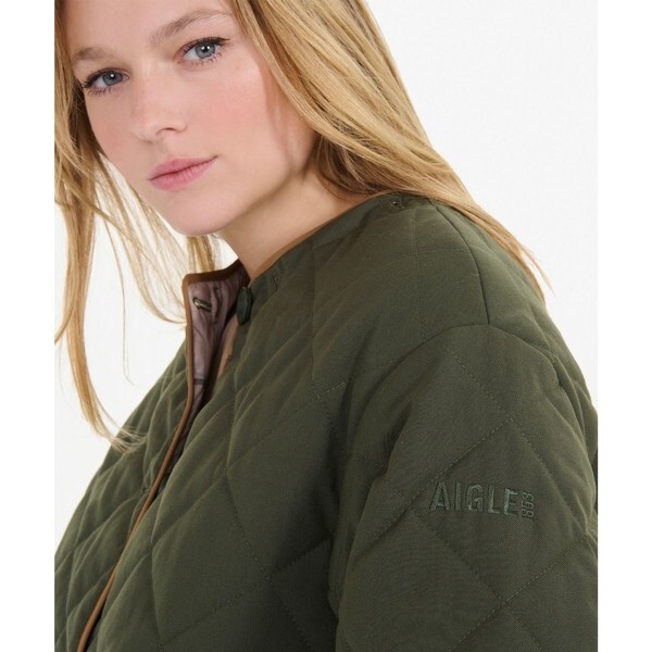 エーグル（AIGLE）/DUPONT SORONA中綿 透湿防水 撥水 防風 2WAY インサレーションキルティングジャケッ_13