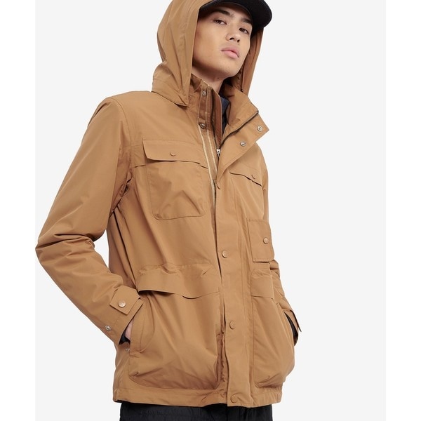 エーグル（AIGLE）/MTD 防水 防風 透湿 マルチポケットワークフーデッドジャケット / ジップアップブルゾン フード