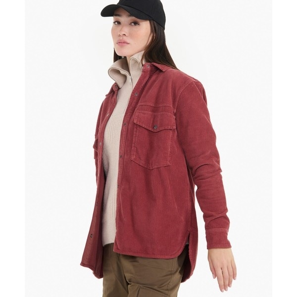 エーグル（AIGLE）/ヴィンテージ加工 コーデュロイシャツジャケット