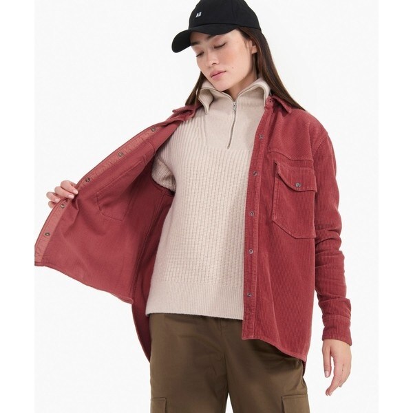 エーグル（AIGLE）/ヴィンテージ加工 コーデュロイシャツジャケット