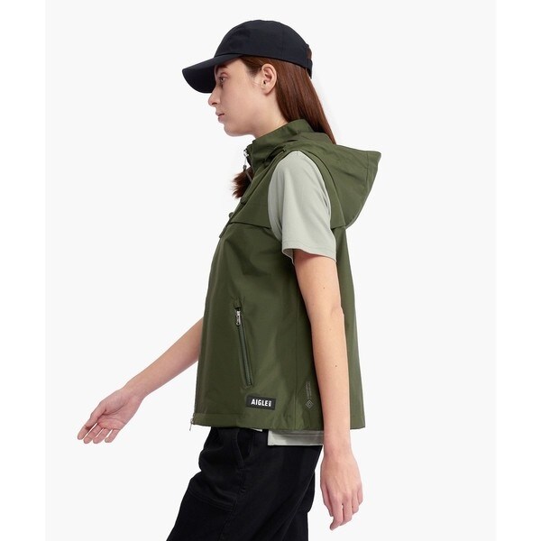 エーグル（AIGLE）/防風 透湿 撥水 防水 WINDSTOPPER ウインドストッパー スリーブレスジャケット ミリタリ_4