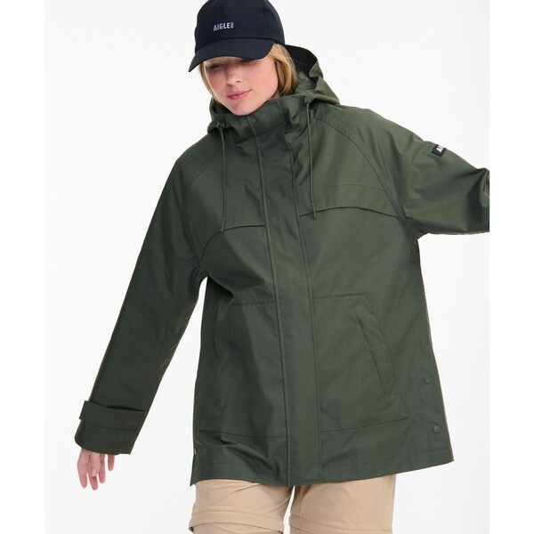 エーグル（AIGLE）/MTD 防水 透湿 マルチポケットフーデッドジャケット T−KIT対応