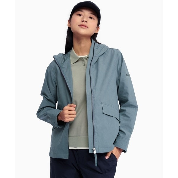 エーグル（AIGLE）/UPF40 UVカット オーガニックコットン フーデッドジャケット_2