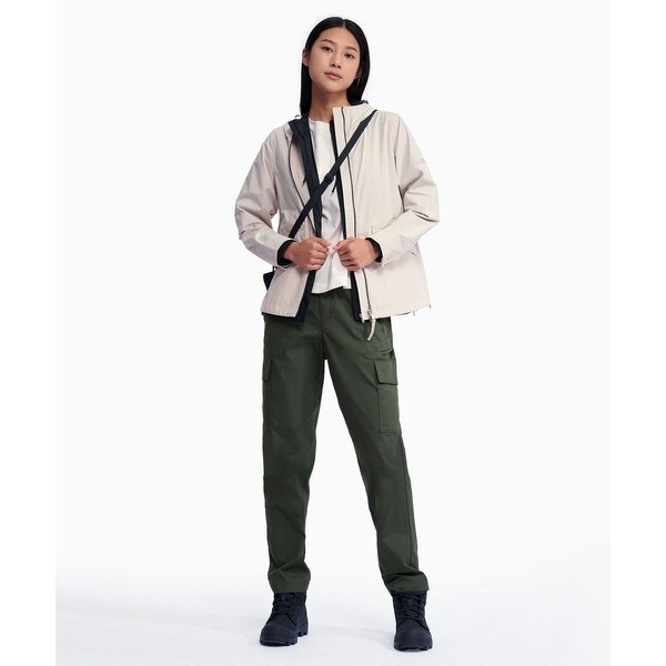 エーグル（AIGLE）/UPF40 UVカット オーガニックコットン フーデッドジャケット_4