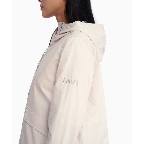 エーグル（AIGLE）/UPF40 UVカット オーガニックコットン フーデッドジャケット_7