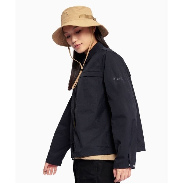 エーグル（AIGLE）/UVカット 撥水 マルチユース ナイロンシャツジャケット_10