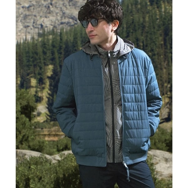 エーグル（AIGLE）/撥水 DUPONT SORONA中綿 リバーシブルインサレーションジャケット / 中綿ダウンジャケッ