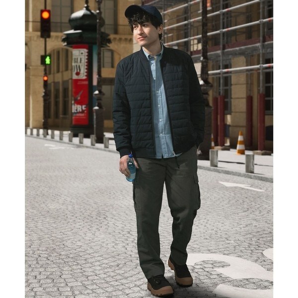 エーグル（AIGLE）/撥水 DUPONT SORONA中綿 リバーシブルインサレーションジャケット / 中綿ダウンジャケッ