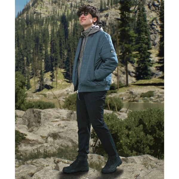 エーグル（AIGLE）/撥水 DUPONT SORONA中綿 リバーシブルインサレーションジャケット / 中綿ダウンジャケッ