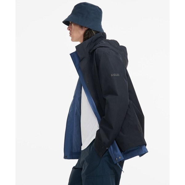 AIGLE × BLUE BLUE ゴアテックスデニムコート AIGLE × BLUE BLUE ゴアテックス デニム コート［L］ - メルカリ