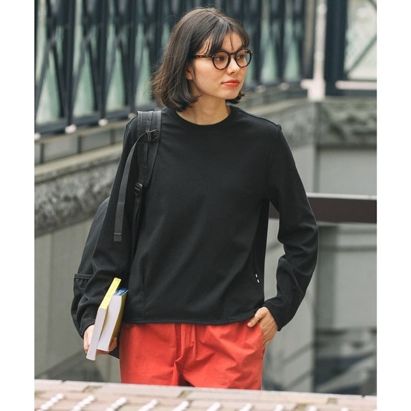 エーグル（AIGLE）/吸水速乾 UVカット ロングスリーブクルーネックTシャツ RP 長袖Tシャツ